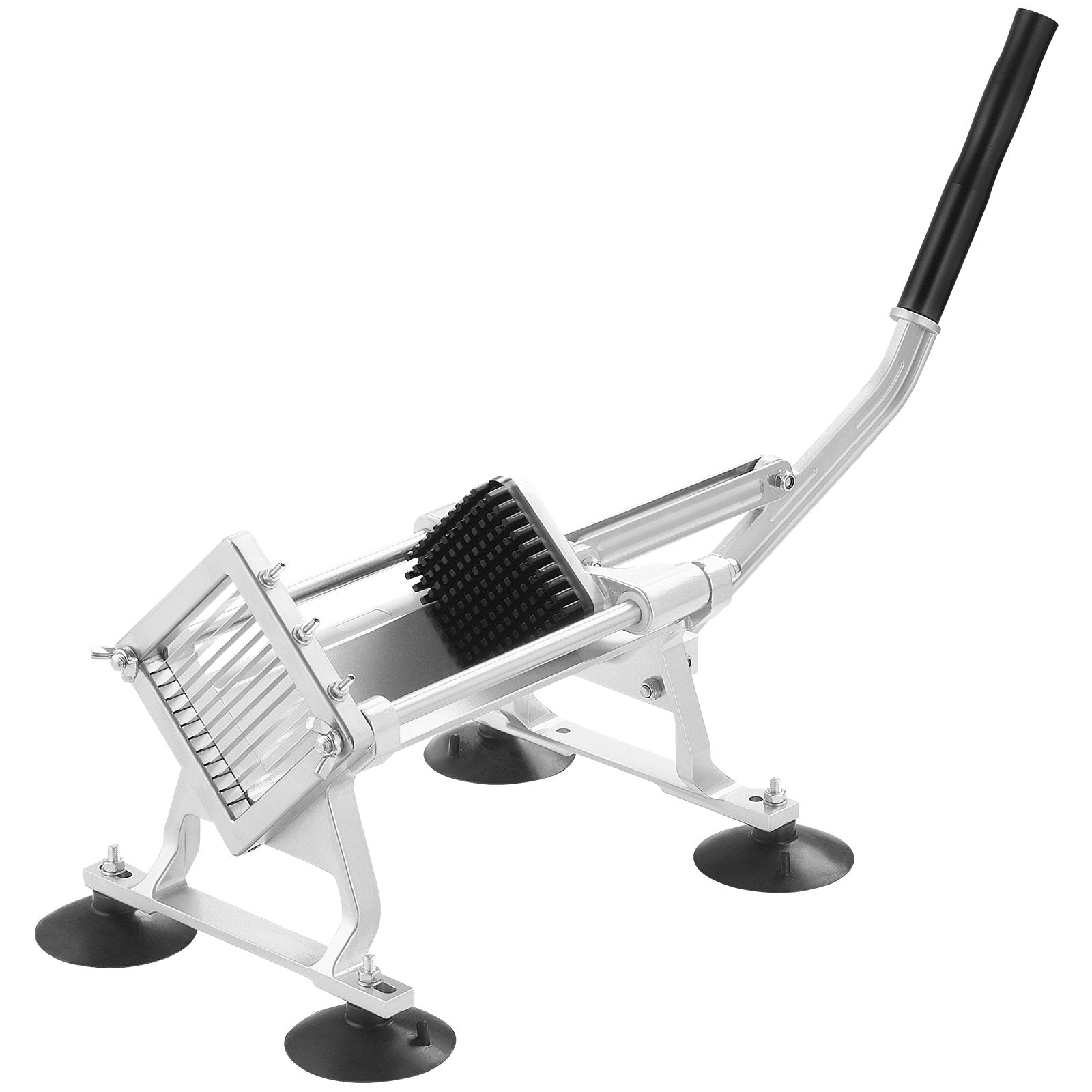 Gardening Tools: VEVOR Commercial Vegetable Slicer, 1/4 inch Fruit Slicer, Stainless Steel and Aluminum Alloy Vegetable Cutter Slicer Machine, Manual Slicer with Non-slip Feet, for Radishes, Onions, Potatoes, Lemons
