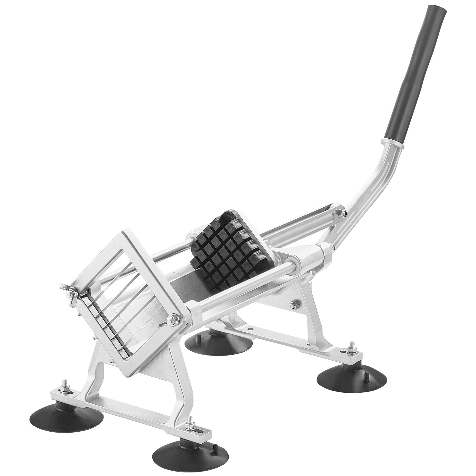 Gardening Tools: VEVOR Commercial Vegetable Slicer, 1/2 inch Fruit Slicer, Stainless Steel and Aluminum Alloy Vegetable Cutter Slicer Machine, Manual Slicer with Non-slip Feet, for Radishes, Onions, Potatoes, Lemons