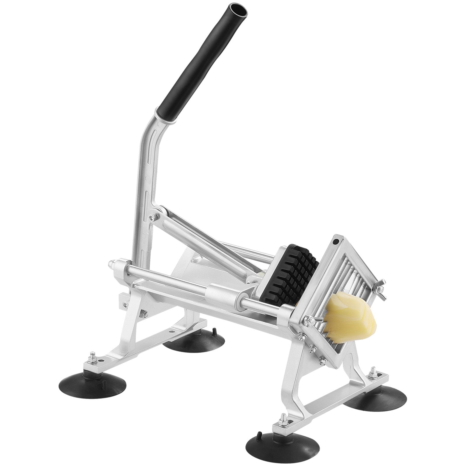 Gardening Tools: VEVOR Commercial Vegetable Slicer, 3/8 inch Fruit Slicer, Stainless Steel and Aluminum Alloy Vegetable Cutter Slicer Machine, Manual Slicer with Non-slip Feet, for Radishes, Onions, Potatoes, Lemons