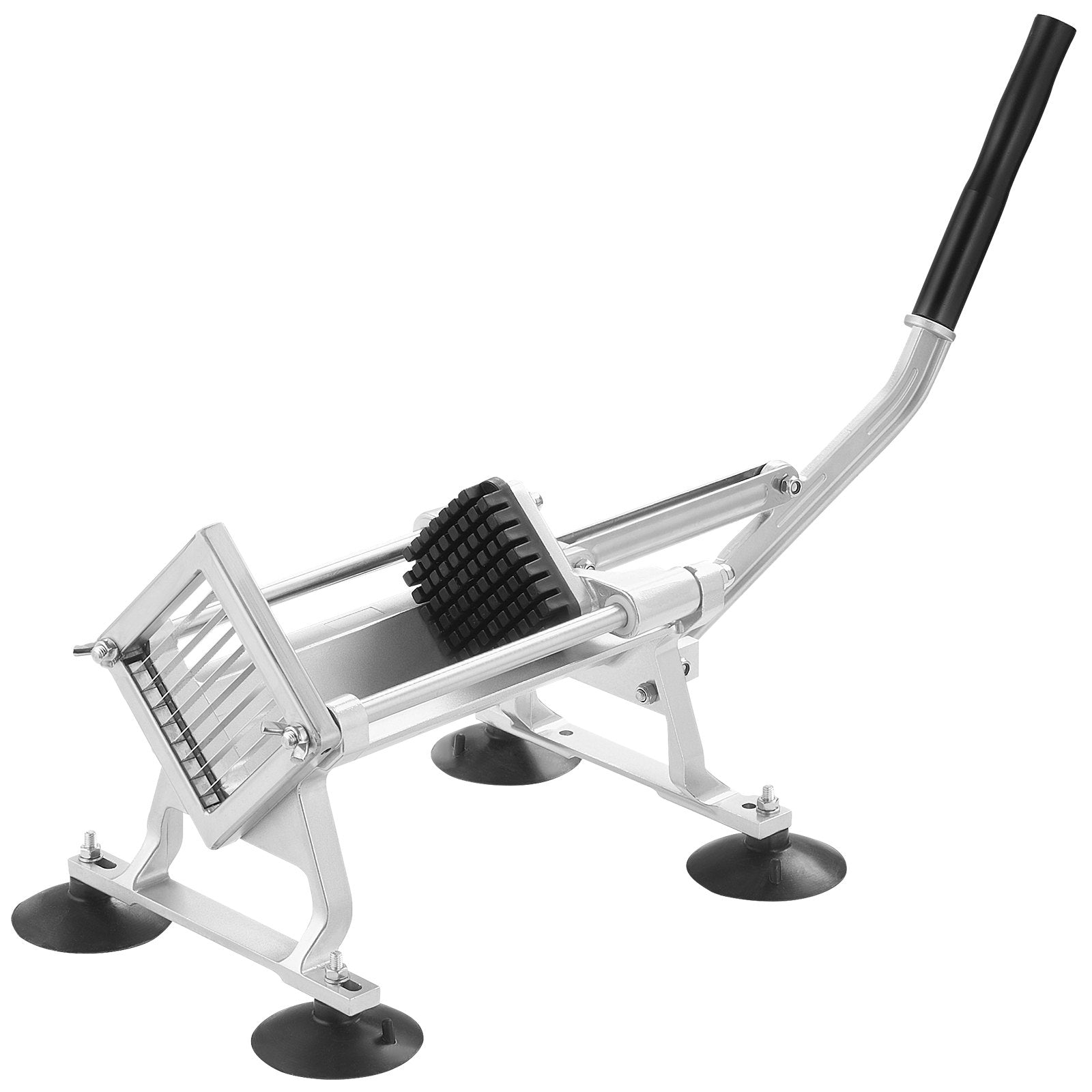 Gardening Tools: VEVOR Commercial Vegetable Slicer, 3/8 inch Fruit Slicer, Stainless Steel and Aluminum Alloy Vegetable Cutter Slicer Machine, Manual Slicer with Non-slip Feet, for Radishes, Onions, Potatoes, Lemons