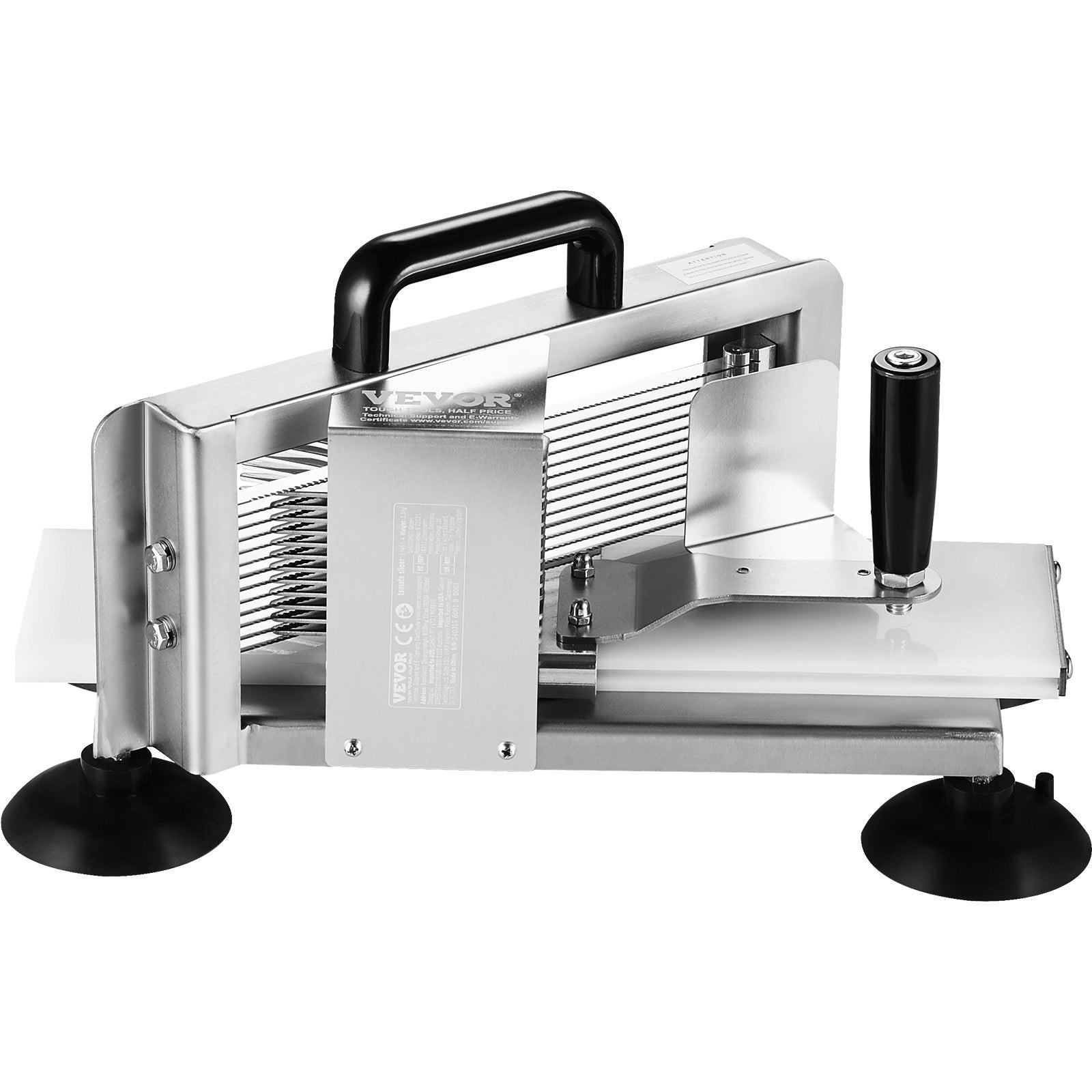 Gardening Tools: VEVOR Commercial Tomato Slicer, 1/4"+3/8"+3/16" Tomato Cutter Slicer, Stainless Steel Heavy Duty Tomato Slicer Machine, Manual Tomato Slicer with Non-slip Feet, Cutting Tomatoes, Cucumbers, Bananas