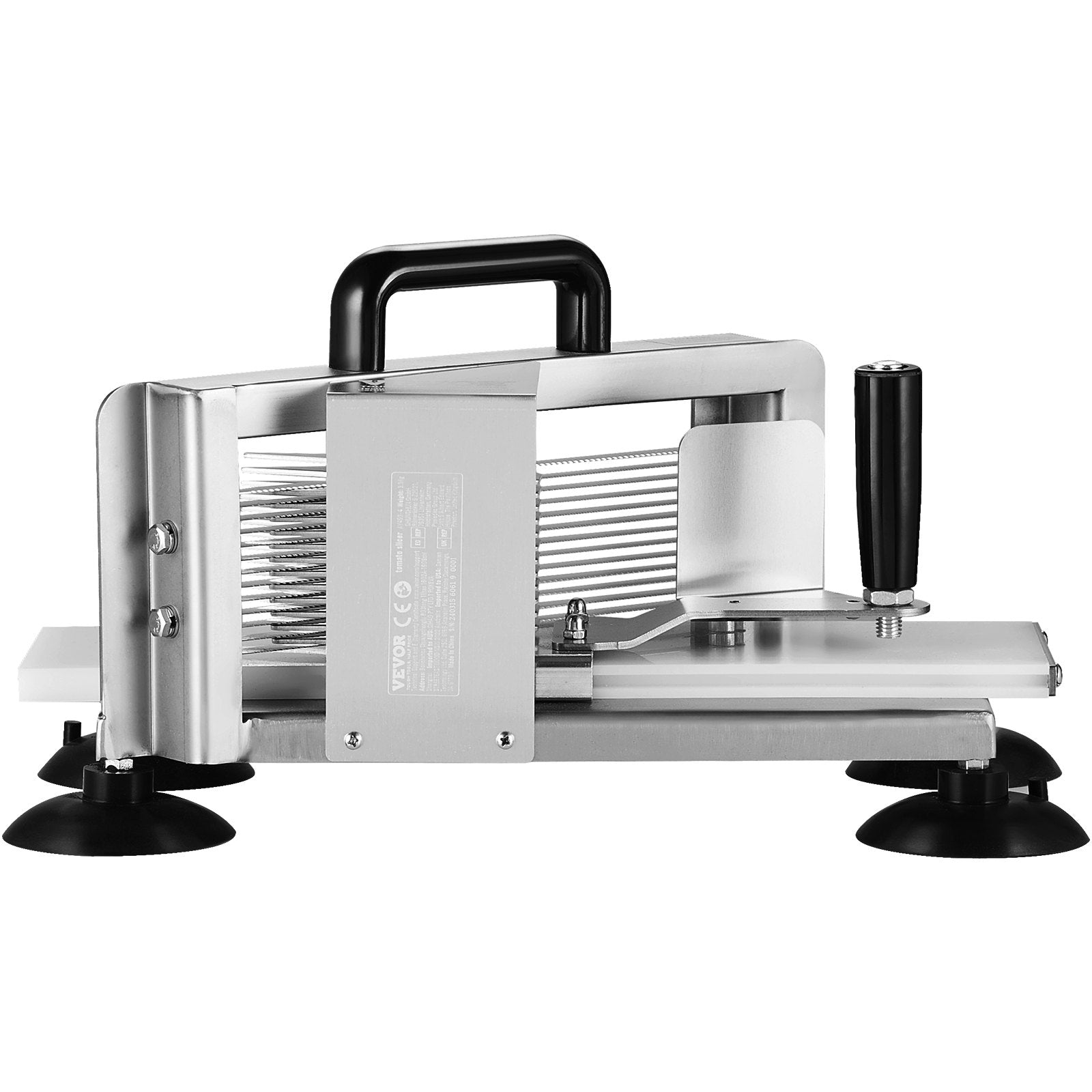 Gardening Tools: VEVOR Commercial Tomato Slicer, 1/4"+3/8"+3/16" Tomato Cutter Slicer, Stainless Steel Heavy Duty Tomato Slicer Machine, Manual Tomato Slicer with Non-slip Feet, Cutting Tomatoes, Cucumbers, Bananas