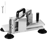 Gardening Tools: VEVOR Commercial Tomato Slicer, 3/16 inch Tomato Cutter Slicer, Stainless Steel Heavy Duty Tomato Slicer Machine, Manual Tomato Slicer with Non-slip Feet, for Cutting Tomatoes, Cucumbers, Bananas