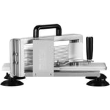 Gardening Tools: VEVOR Commercial Tomato Slicer, 3/16 inch Tomato Cutter Slicer, Stainless Steel Heavy Duty Tomato Slicer Machine, Manual Tomato Slicer with Non-slip Feet, for Cutting Tomatoes, Cucumbers, Bananas