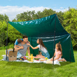 Caravan Accessories: VEVOR PVC Waterproof Tarp, 16.5 x 29.5 ft Heavy Duty PVC Tarpaulin, Tear-Proof and Weather-Proof, with Grommets and Reinforced Edges for Canopy Boat RV Tent Shelter Trailer Truck Cover, Green