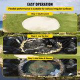 Swimming Pools: VEVOR LLDPE Pond Liner 15x20 ft, Pond Liner 20 Mil, Fish Pond Liners for Waterfall, Pond and Fish Ponds