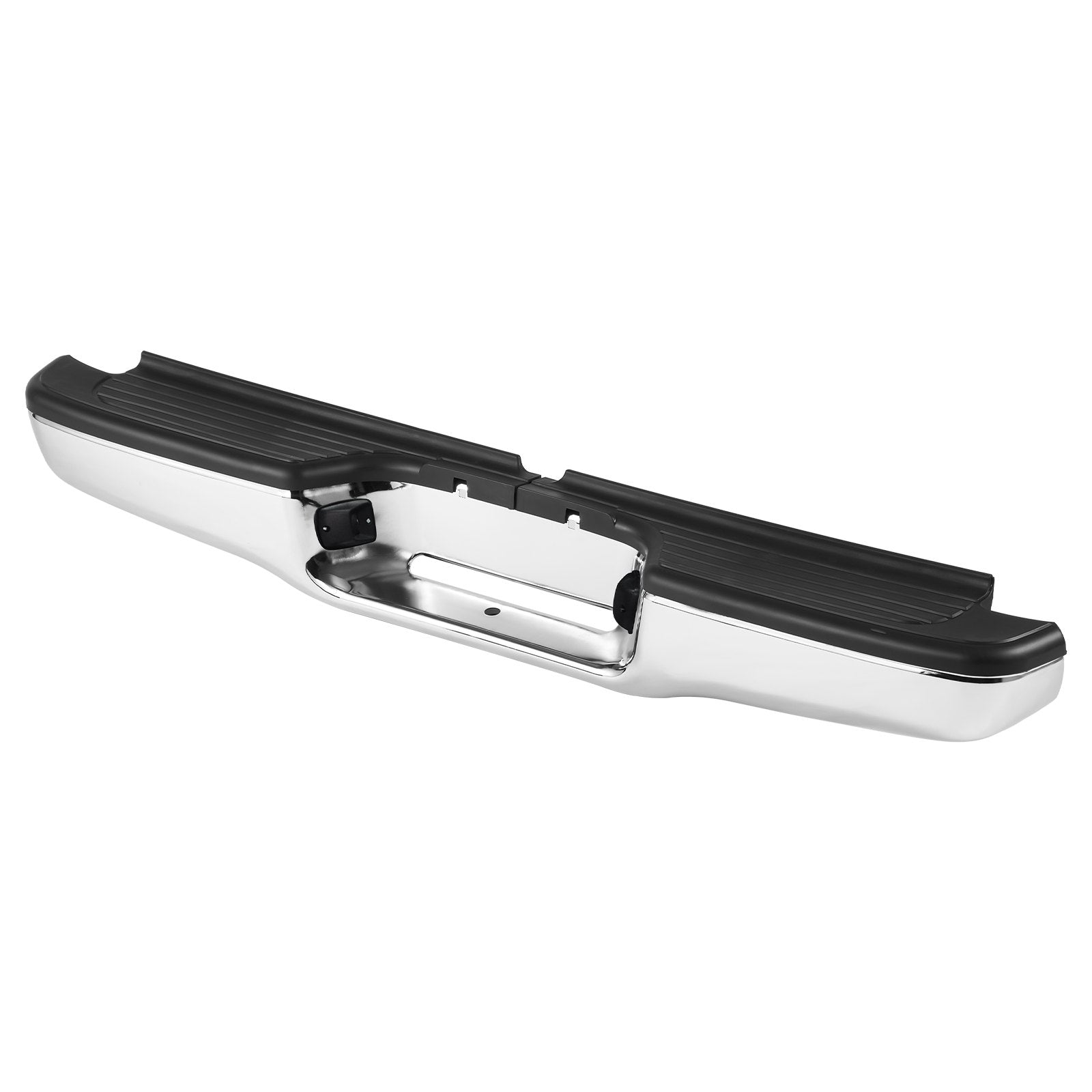 Automotive Parts: VEVOR Rear Step Bumper Chrome Steel Bumper Assembly for 1995-2004-Toyota Tacoma
