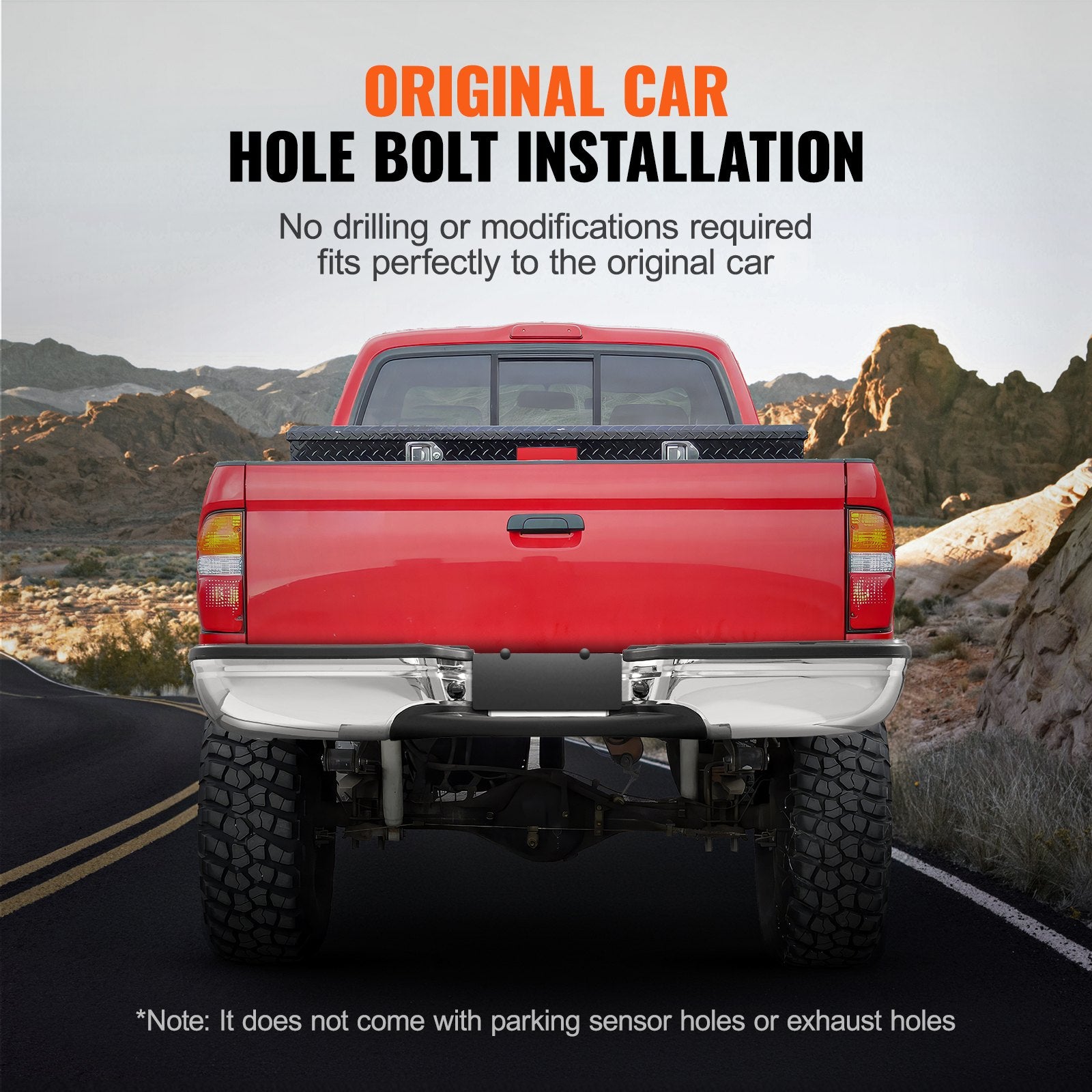 Automotive Parts: VEVOR Rear Step Bumper Steel Bumper for 1999-2007-Ford F250/Ford F350 Super Duty