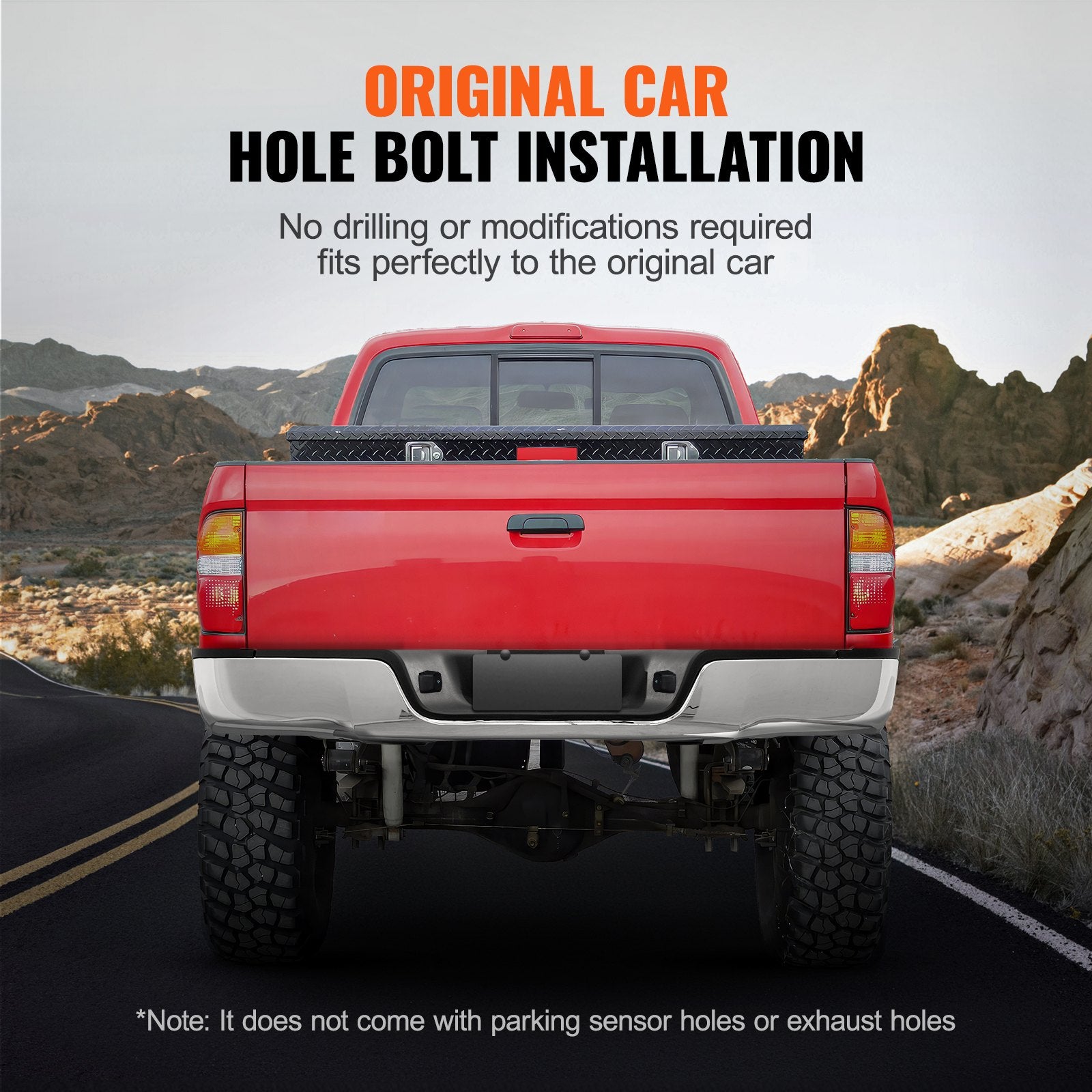 Automotive Parts: VEVOR Rear Step Bumper Chrome Steel Bumper Assembly for 2007-2013-Toyota Tundra