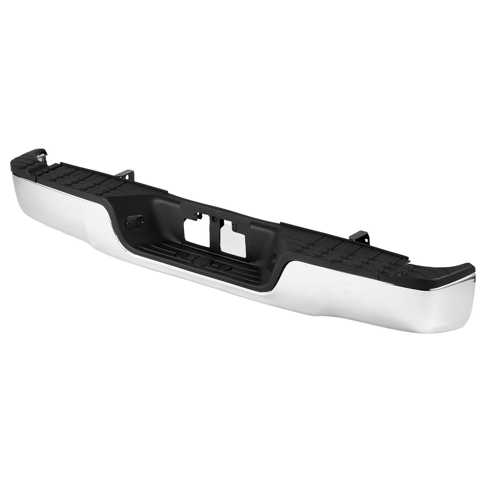 Automotive Parts: VEVOR Rear Step Bumper Chrome Steel Bumper Assembly for 2007-2013-Toyota Tundra
