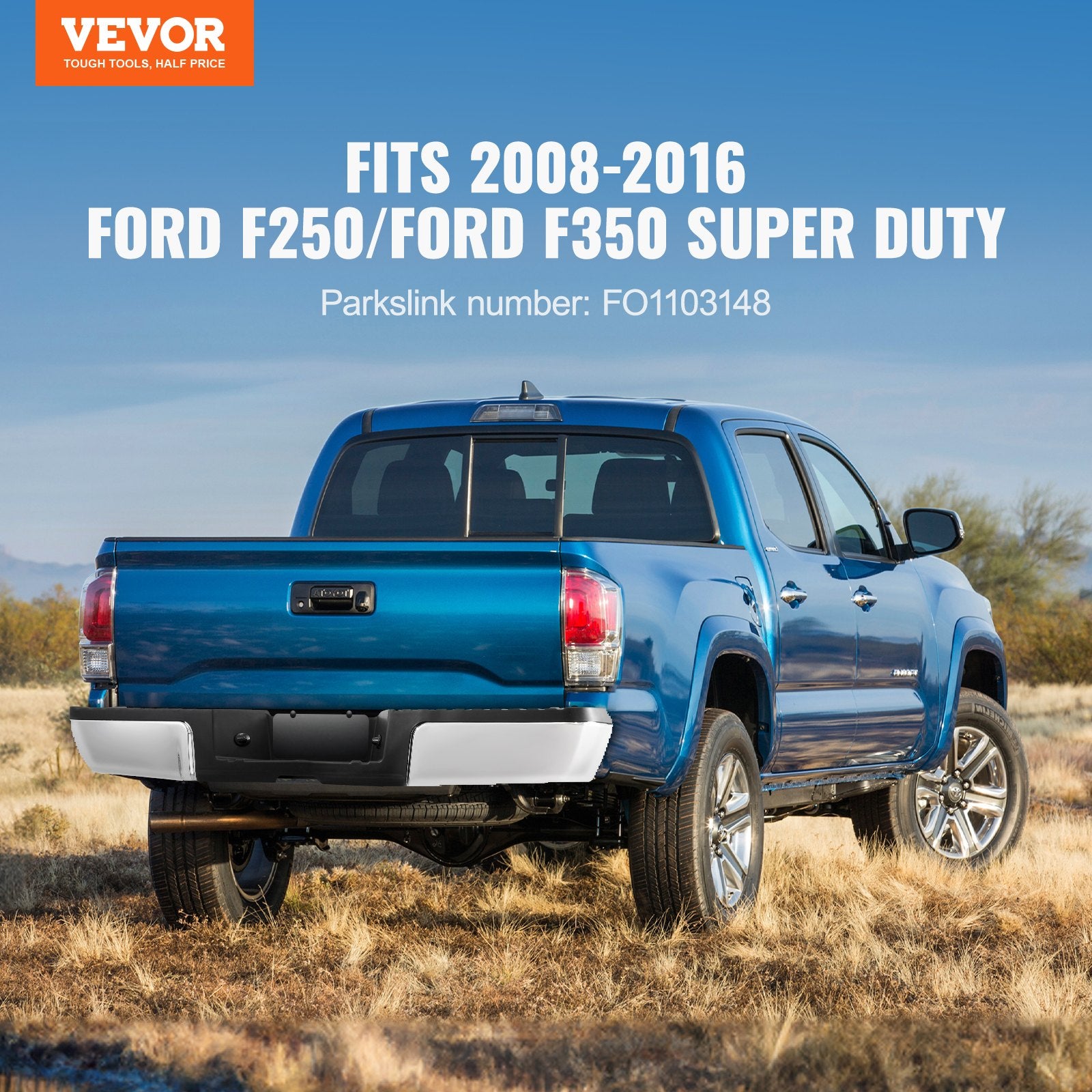Automotive Parts: VEVOR Rear Step Bumper Steel Bumper for 2008-2016-Ford F250/Ford F350 Super Duty