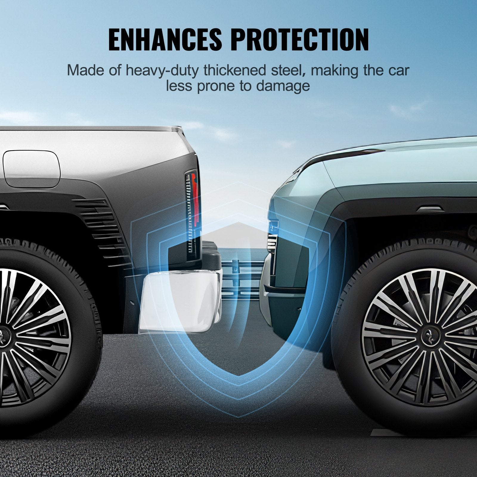 Automotive Parts: VEVOR Rear Step Bumper Steel Bumper for 2008-2016-Ford F250/Ford F350 Super Duty