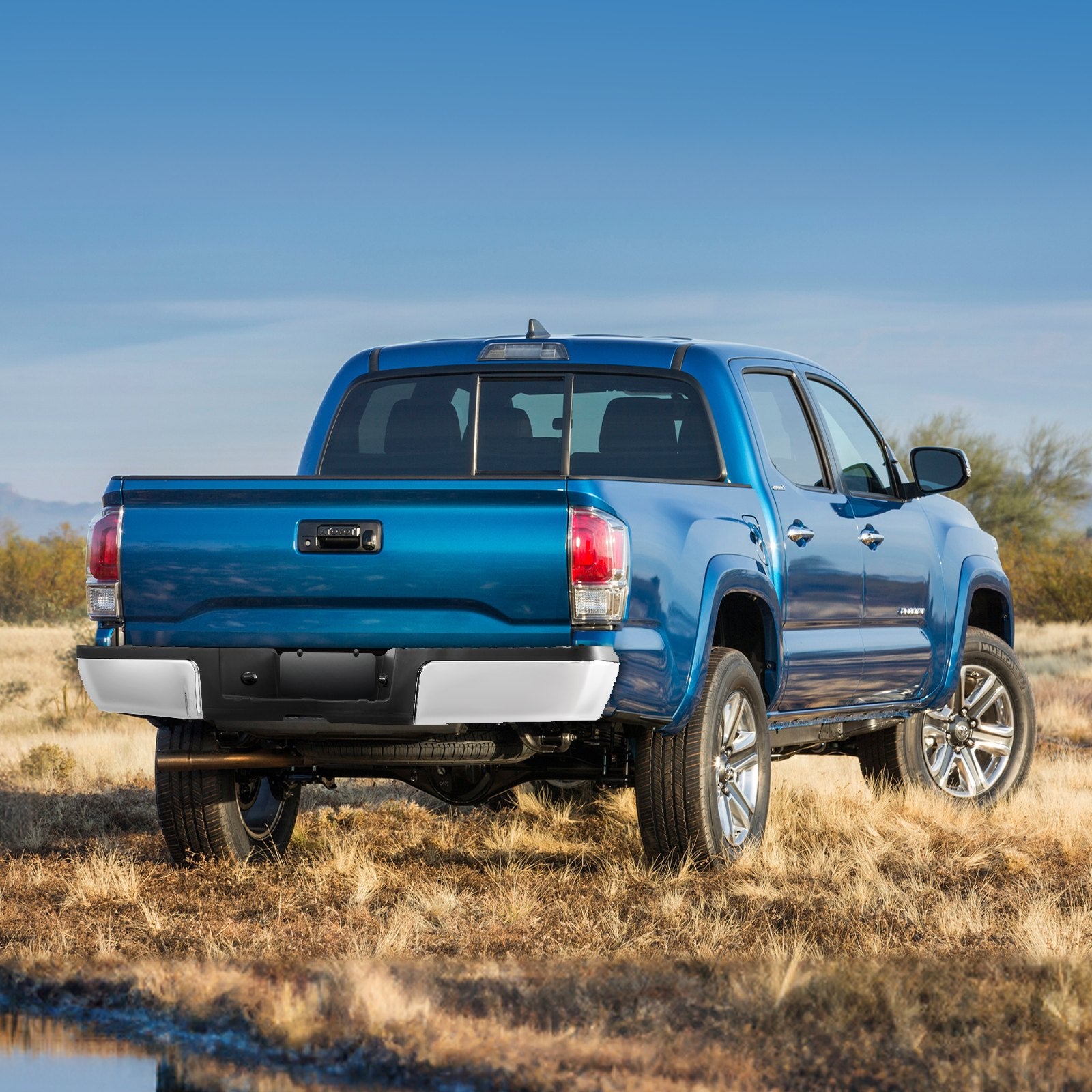 Automotive Parts: VEVOR Rear Step Bumper Steel Bumper for 2008-2016-Ford F250/Ford F350 Super Duty