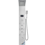 Shower Accessories: VEVOR Shower Panel System, 6 Shower Modes, LED & Screen Hydroelectricity Shower Panel Tower, Rainfall, Waterfall, 8 Massage Jets, Tub Spout, Handheld Shower, Stainless Steel Wall-Mounted Shower Set