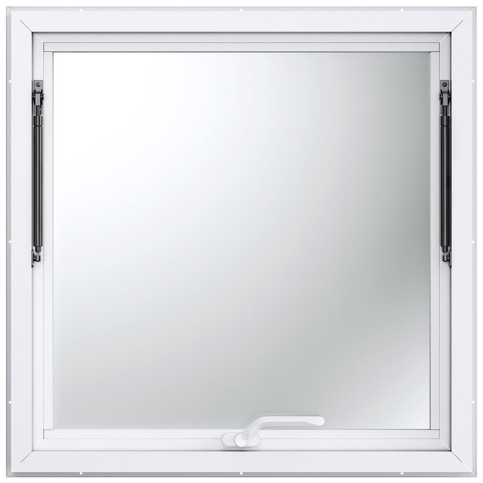 Canopies & Gazebos: VEVOR Concession Window 91x91cm, Aluminum Alloy Food Truck Service Window with Awning Door & Drag Hook, Up to 85 Degrees Stand Serving Window for Food Trucks Concession Trailers, Glass Not Included
