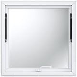 Canopies & Gazebos: VEVOR Concession Window 91x91cm, Aluminum Alloy Food Truck Service Window with Awning Door & Drag Hook, Up to 85 Degrees Stand Serving Window for Food Trucks Concession Trailers, Glass Not Included