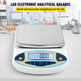 Measuring Tools & Sensors: VEVOR Lab Analytical Balance Digital Precision Scale 5000gx0.01g High Precision
