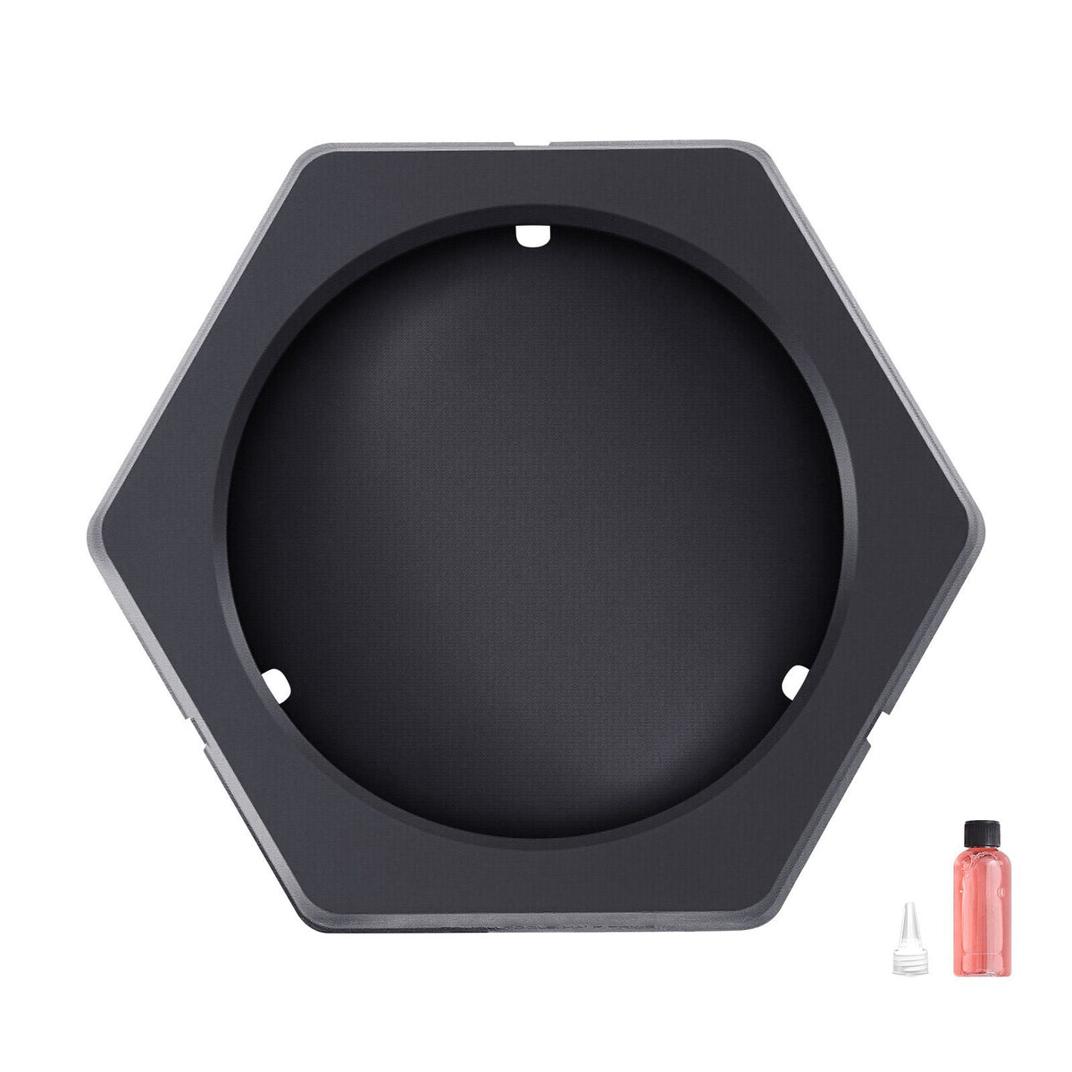 RV Leveling Pads, 4-Pack Rubber Trailer Jack Pads, Each with 5000 lbs Capacity, Jack Stabilizer Padding with Large Surface Area, Ideal for 10" Round Feet, 5th Wheels Class A/C Motorhomes Camper