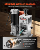 Gardening Tools: VEVOR Electric Wire Stripping Machine, 1.5-40 mm, 400W Automatic Motorized Cable Stripper, 9.84 IPS (15 m/min) Wire Peeler with Alloy Blades, V-Shaped Rollers, Cooling Fan, for Scrap Copper Recycling