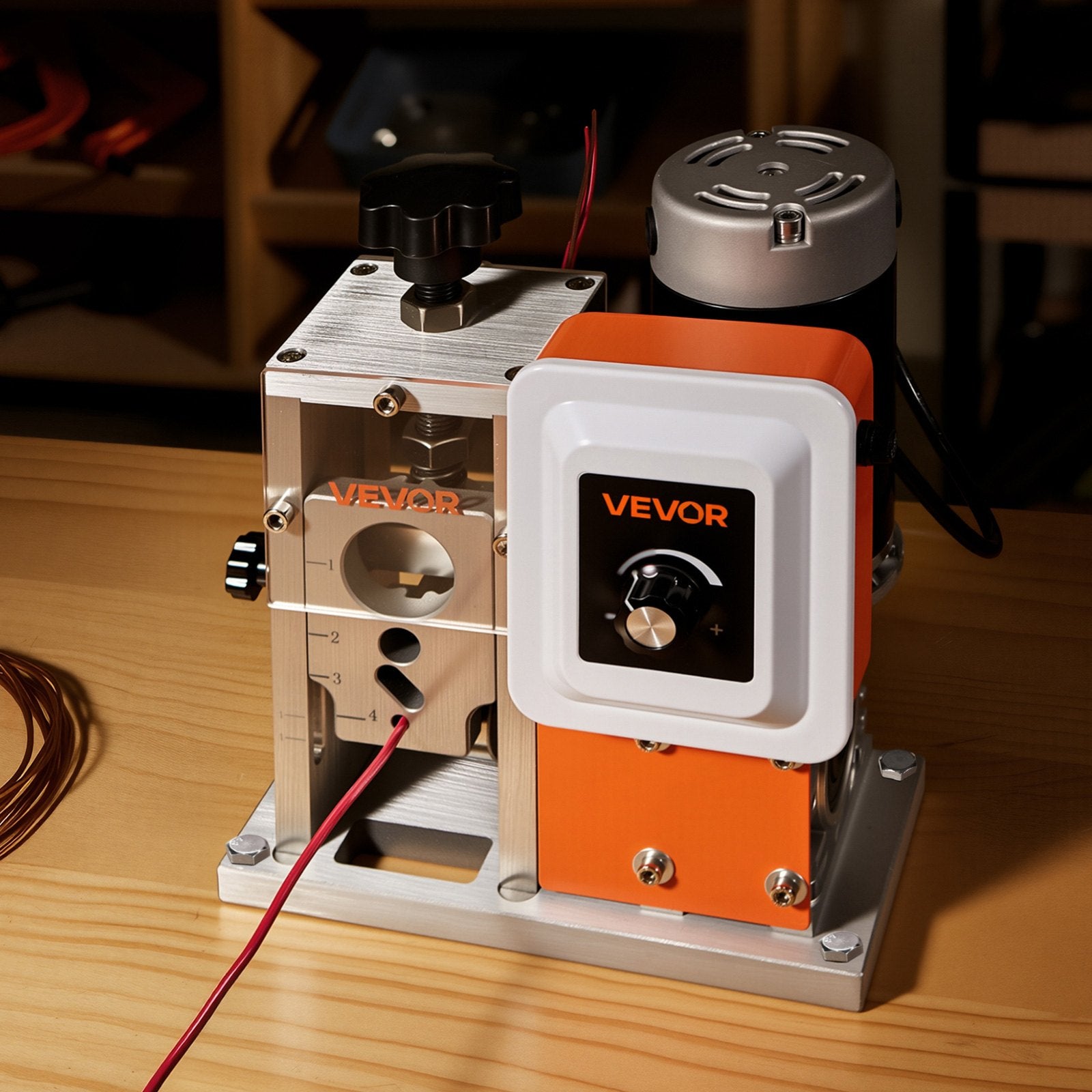 Gardening Tools: VEVOR Electric Wire Stripping Machine, 1.5-40 mm, 400W Automatic Motorized Cable Stripper, 9.84 IPS (15 m/min) Wire Peeler with Alloy Blades, V-Shaped Rollers, Cooling Fan, for Scrap Copper Recycling