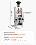 Gardening Tools: VEVOR Manual Wire Stripping Machine, 1.5-25 mm, Copper Stripper with Hand Crank or Drill Powered, 64Mn Quenched Blades, 45# Steel Rollers, Aluminum Alloy Frame Wire Peeler, for Scrap Copper Recycling