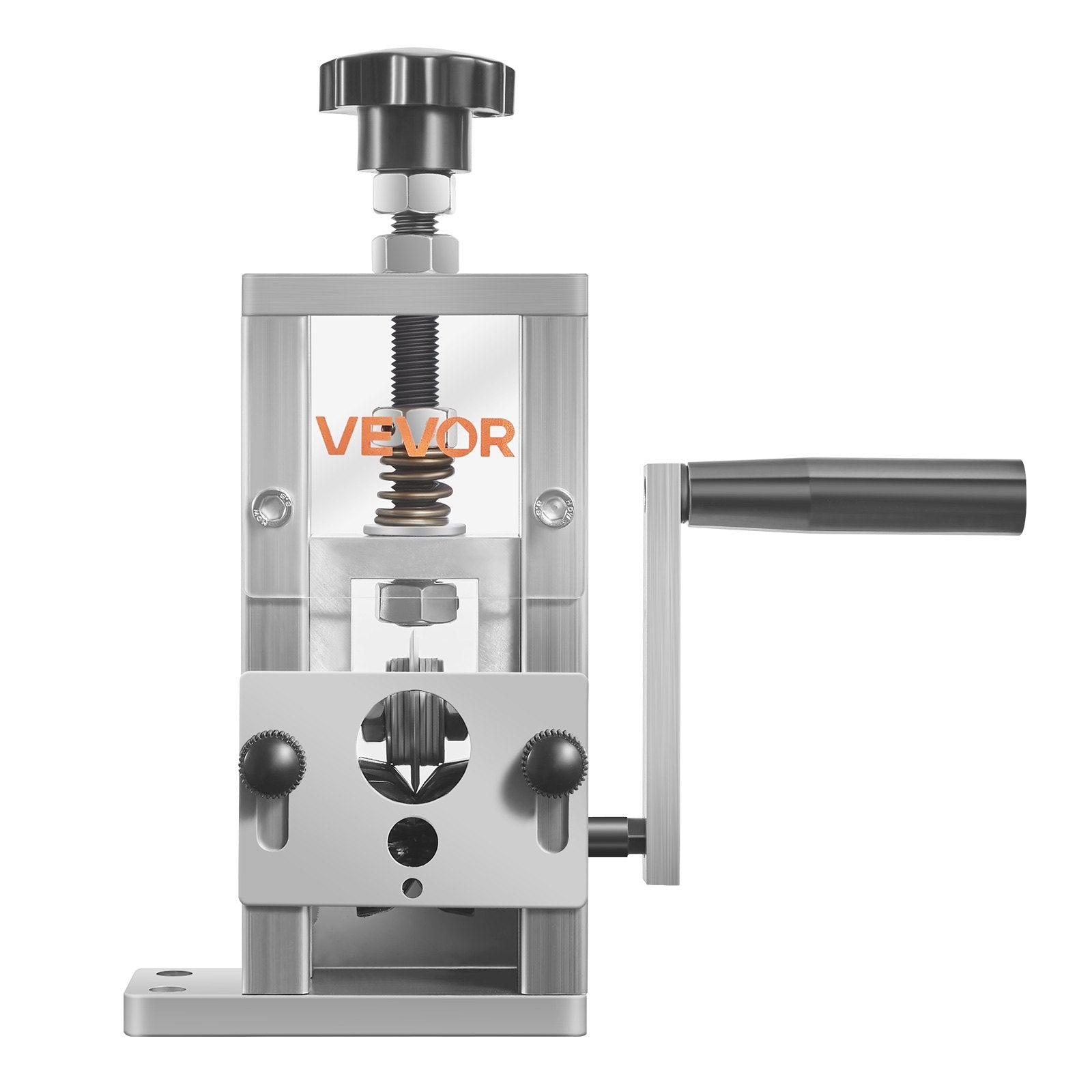 Gardening Tools: VEVOR Manual Wire Stripping Machine, 1.5-25 mm, Copper Stripper with Hand Crank or Drill Powered, 64Mn Quenched Blades, 45# Steel Rollers, Aluminum Alloy Frame Wire Peeler, for Scrap Copper Recycling