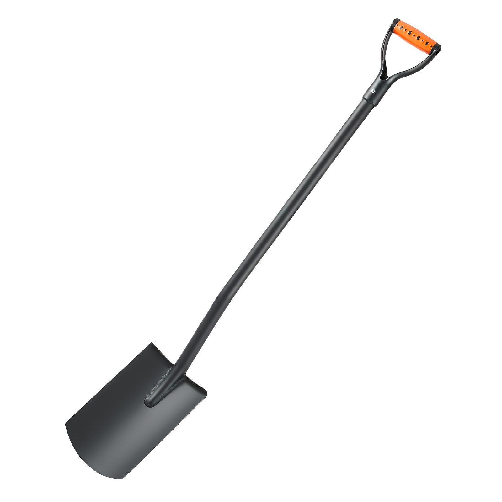 Outdoor Play Equipment: VEVOR Square Shovel, 122 cm Heavy-Duty Flat Shovel, Transfer Shovels with Alloy Steel Blade and Non-Slip D-Handle, Detachable and Easy Storage, for Gardening, Construction, Digging & Snow Shoveling