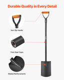 Outdoor Play Equipment: VEVOR Square Shovel, 122 cm Heavy-Duty Flat Shovel, Transfer Shovels with Alloy Steel Blade and Non-Slip D-Handle, Detachable and Easy Storage, for Gardening, Construction, Digging & Snow Shoveling