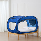 Tents: VEVOR Bed Tent, Pongee Fabric, 2 Doors Breathable Dream Tent with 8.5 mm Fiber Poles on Bed Privacy, Full Size Block out Light Sleeping Bed Canopy, Fit for Kids Playhouse and Adults Sleeping Tent
