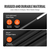 Canopies & Gazebos: VEVOR 3 Doors Bed Tent Breathable Tent 70% Blackout with 9.5 mm Fiber Poles