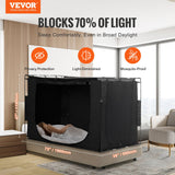 Canopies & Gazebos: VEVOR 3 Doors Bed Tent Breathable Tent 70% Blackout with 9.5 mm Fiber Poles