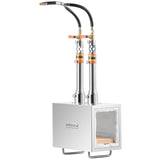 BBQ Tools: VEVOR Portable Propane Forge 2 Burner Farrier Forge Knife Metal Square