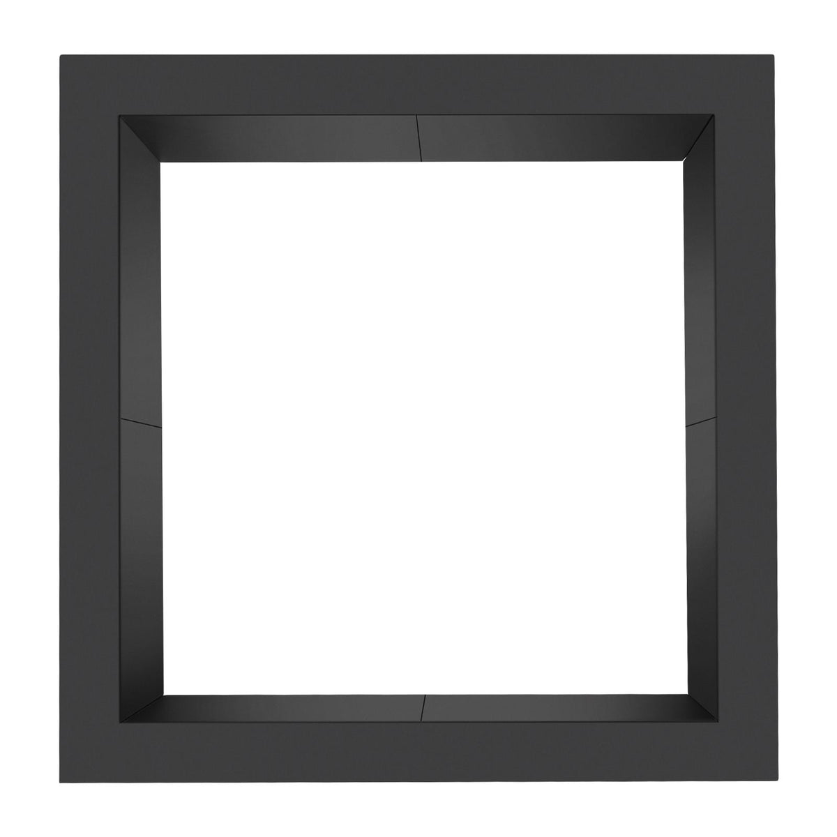 Fire Pit Ring, 36x36 in Outer/30x30 in Inner Diameter, 10inch Height Square Fire Pit Insert, Heavy Duty Carbon Steel Liner DIY Campfire Ring above or In-Ground, for Outdoor Camping, Bonfires