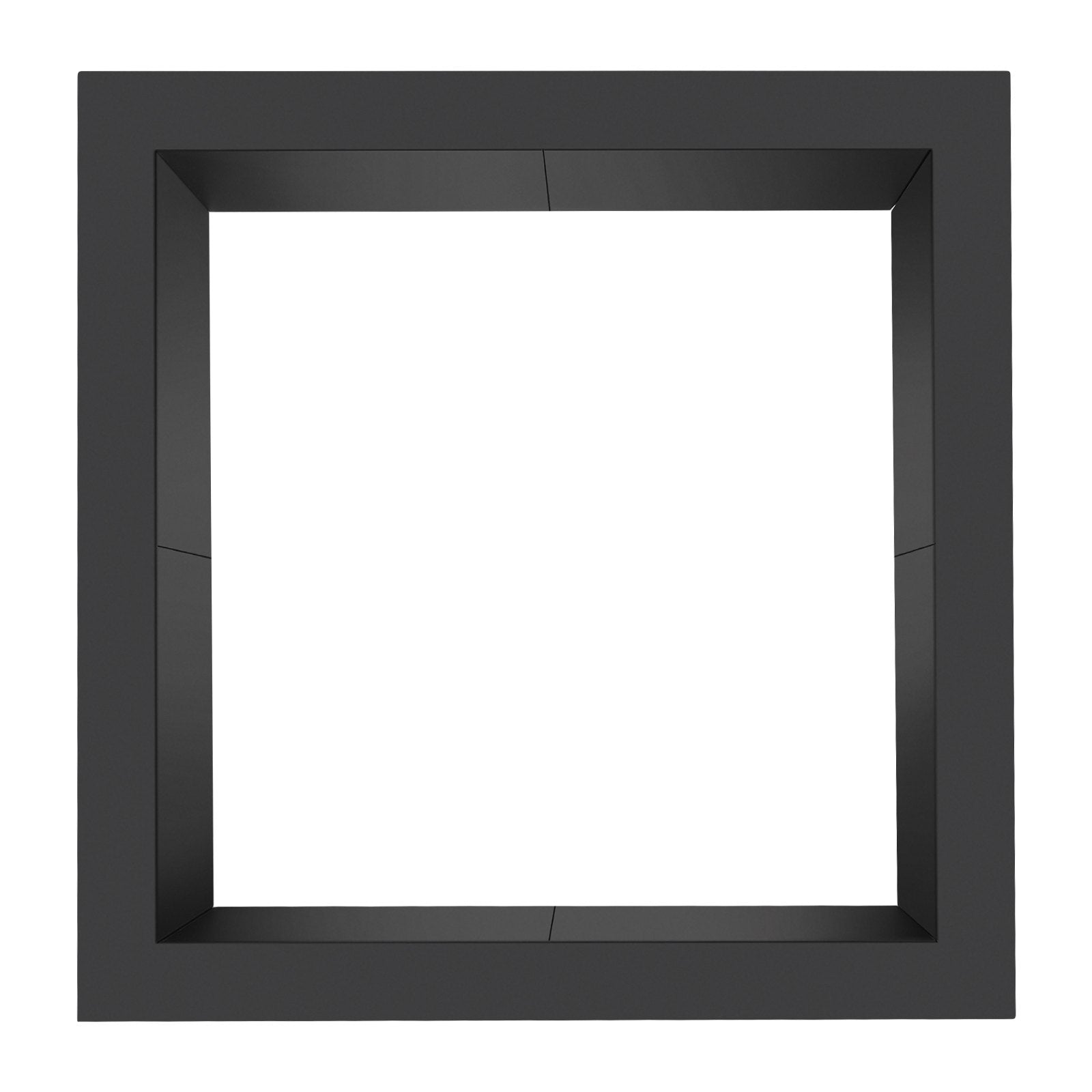 Canopies & Gazebos: VEVOR Fire Pit Ring, 42x42 in Outer/36x36 in Inner Diameter, 10inch Height Square Fire Pit Insert, Heavy Duty Carbon Steel Liner DIY Campfire Ring above or In-Ground, for Outdoor Camping, Bonfires