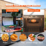 Kitchen & Bathroom DIY: VEVOR Pizza Steel 16"x14.5"x1/4" Pre-Seasoned Carbon Steel Pizza Baking Stone
