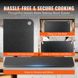 Kitchen & Bathroom DIY: VEVOR Pizza Steel, 20" x 14" x 3/8" Pizza Steel Plate for Oven, Pre-Seasoned Carbon Steel Pizza Baking Stone with 20X Higher Conductivity, Heavy Duty Rustproof Pizza Pan for Outdoor Grill, Indoor Oven