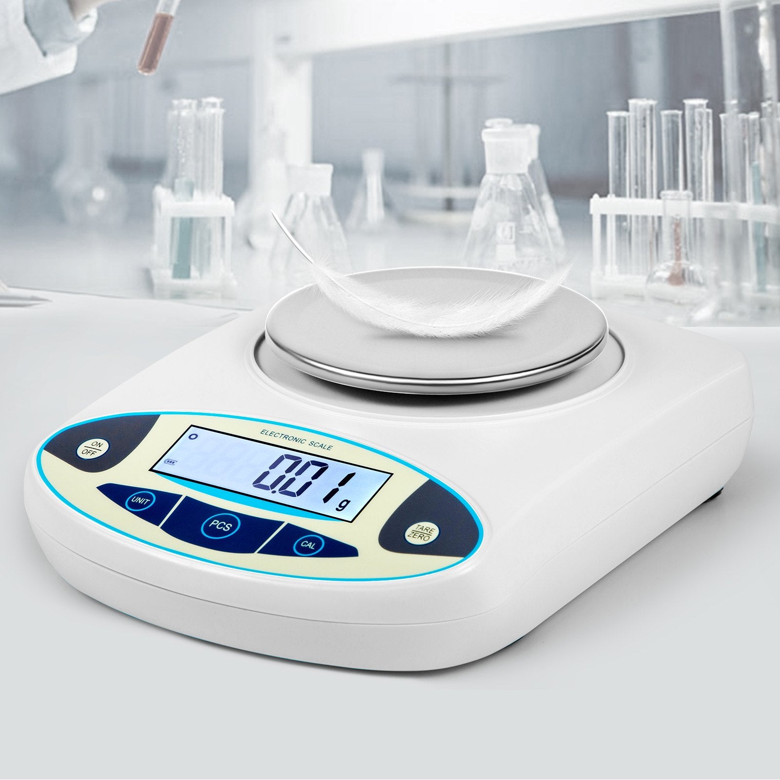 Measuring Tools & Sensors: VEVOR Lab Analytical Balance Digital Precision Scale 3000gx0.01g High Precision