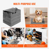 Dog Training Aids: VEVOR Spill Absorbent Pads, Universal Absorbing Mat Absorbs up 12 Gal, 13" L x10" W Polypropylene Absorbent Pad for Oil, Water and Other Liquids, Pack of 100