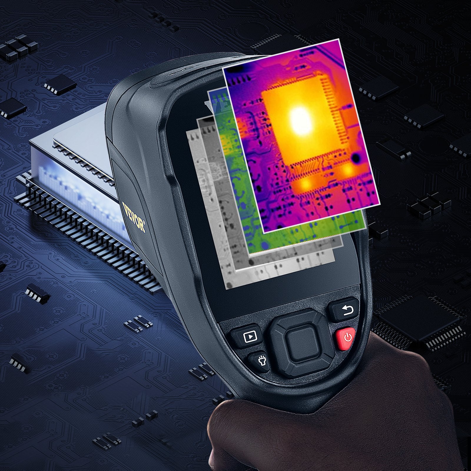 Infrared Thermal Imager Visible Light Camera 2MP IR Resolution 240x180