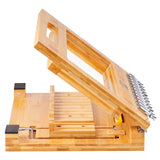 Kitchen & Bathroom DIY: VEVOR Soap Cutter, Cut 1-12 Bars, Precisely and Accurately Cut 1 Inch Bars, Bamboo Soap Slicer With Steel Wire, Multi Handmade Soap Wire Cutter for Loaf Candles Cheese Butter DIY Making Tool
