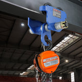 Table Lamps: VEVOR Manual Trolley, 2 Ton Load Capacity, Push Beam Trolley with Dual Wheels, Adjustable for I-Beam Flange Width 63.5 mm to 177.8 mm, Heavy Duty Alloy Steel Garage Hoist for Straight Curved I Beam