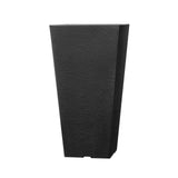 Canopies & Gazebos: VEVOR Tall Planter, Set of 2 Tall Square Tapered Planters, 57 cm Large Modern Gardening and Flower Plastic Pots, Decorative Tall Black Planter with Drainage Hole, for Porch, Patio, Indoor & Outdoor