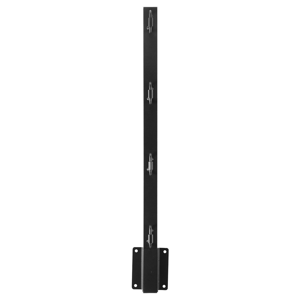 Fence Post Extender, 8 Packs 605 mm Barbed Wire Arm, Sturdy Steel Fence Height Extender, Flat or Surface Mounted Barbed Wire Extension Arms, Protect Privacy and Prevent Pets Jumping Off