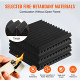 Audio Accessories: VEVOR Acoustic Foam Panels 80 Pack 12 x 12 x 1 in for Studio Wall and Ceiling