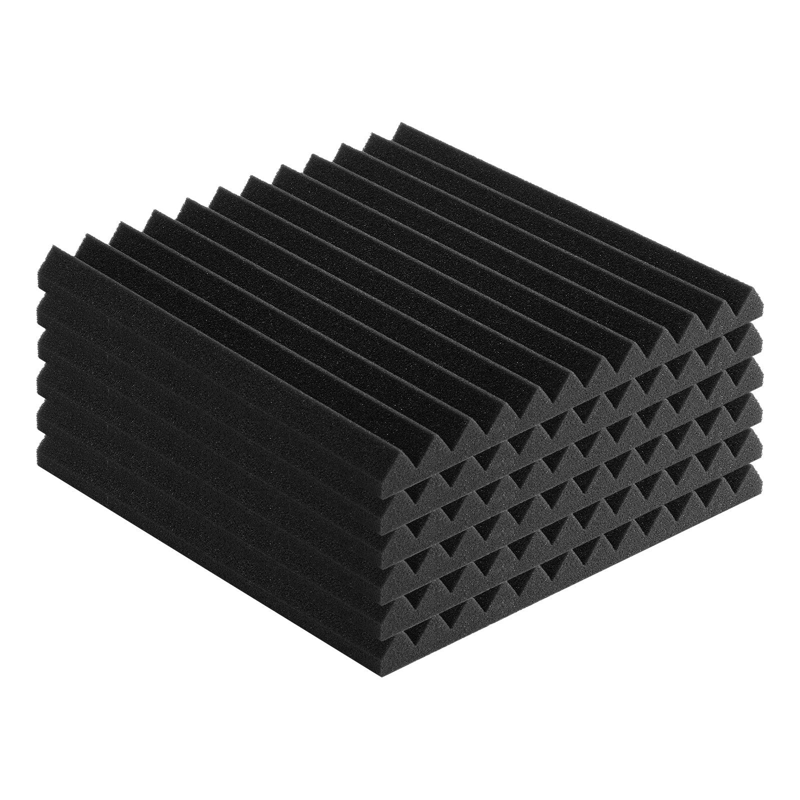 Audio Accessories: VEVOR Acoustic Foam Panels 80 Pack 12 x 12 x 1 in for Studio Wall and Ceiling