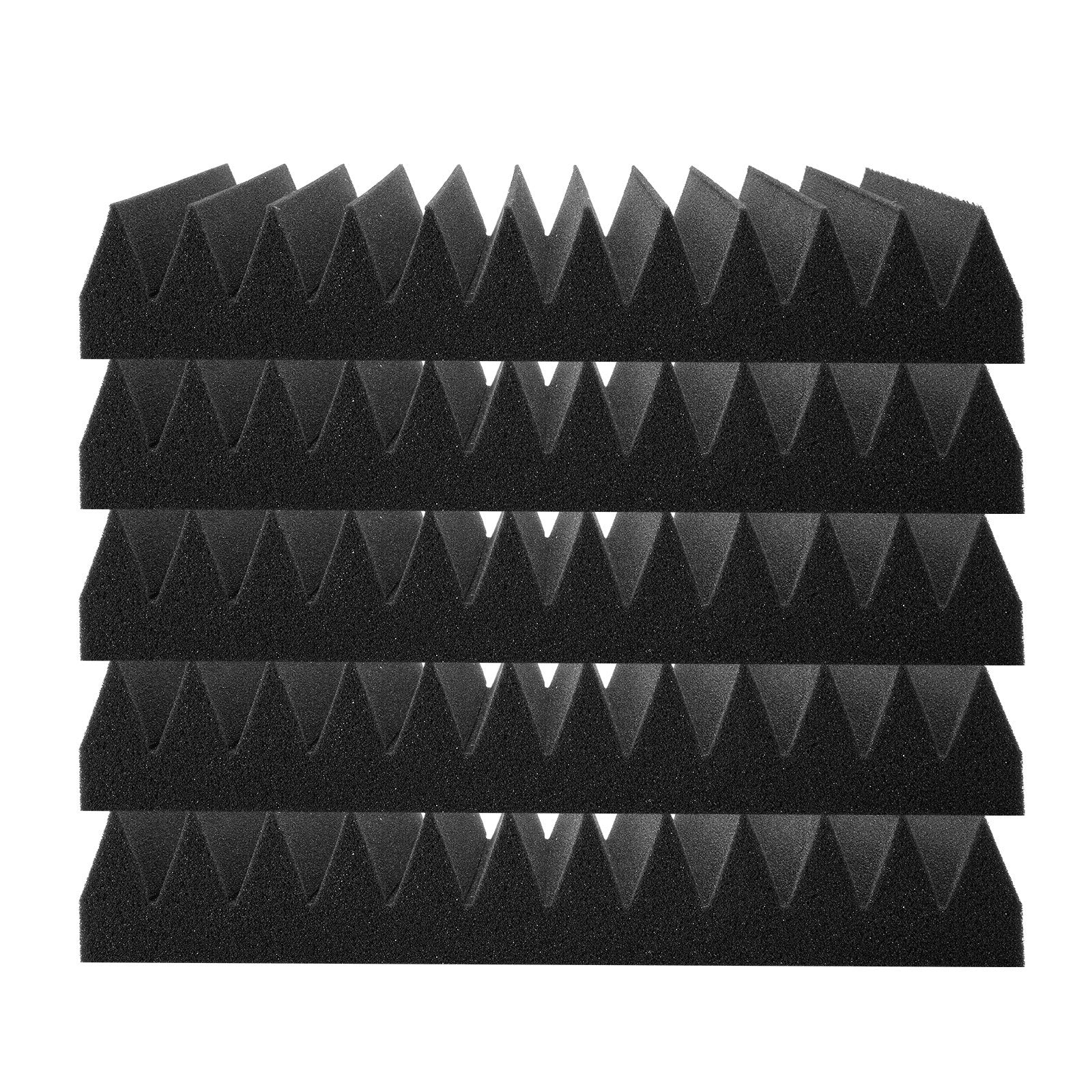 Audio Accessories: VEVOR Acoustic Foam Panels 50 Pack 12 x 12 x 2 in for Studio Wall and Ceiling