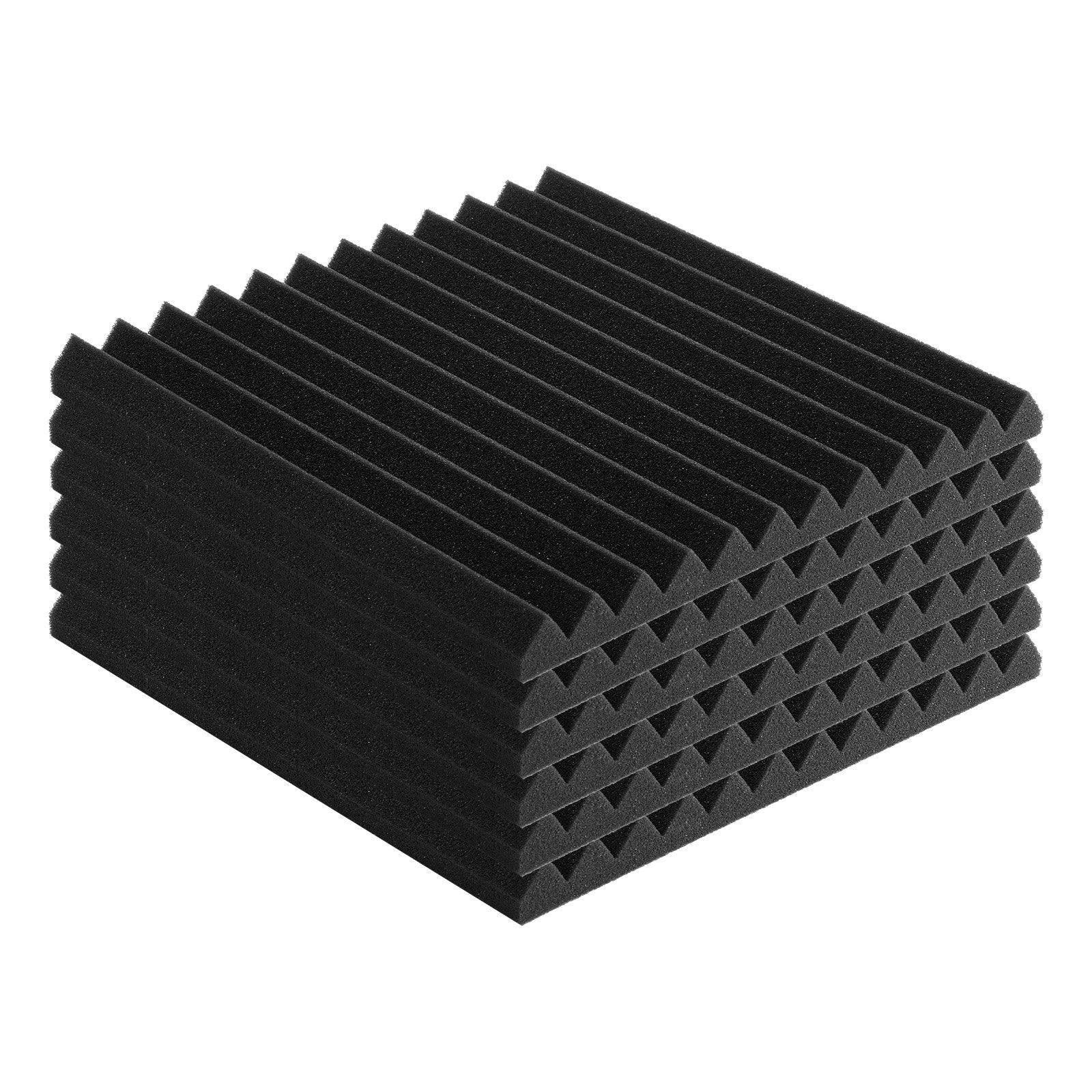 Audio Accessories: VEVOR Acoustic Foam Panels 52 Pack 12 x 12 x 1 in for Studio Wall and Ceiling
