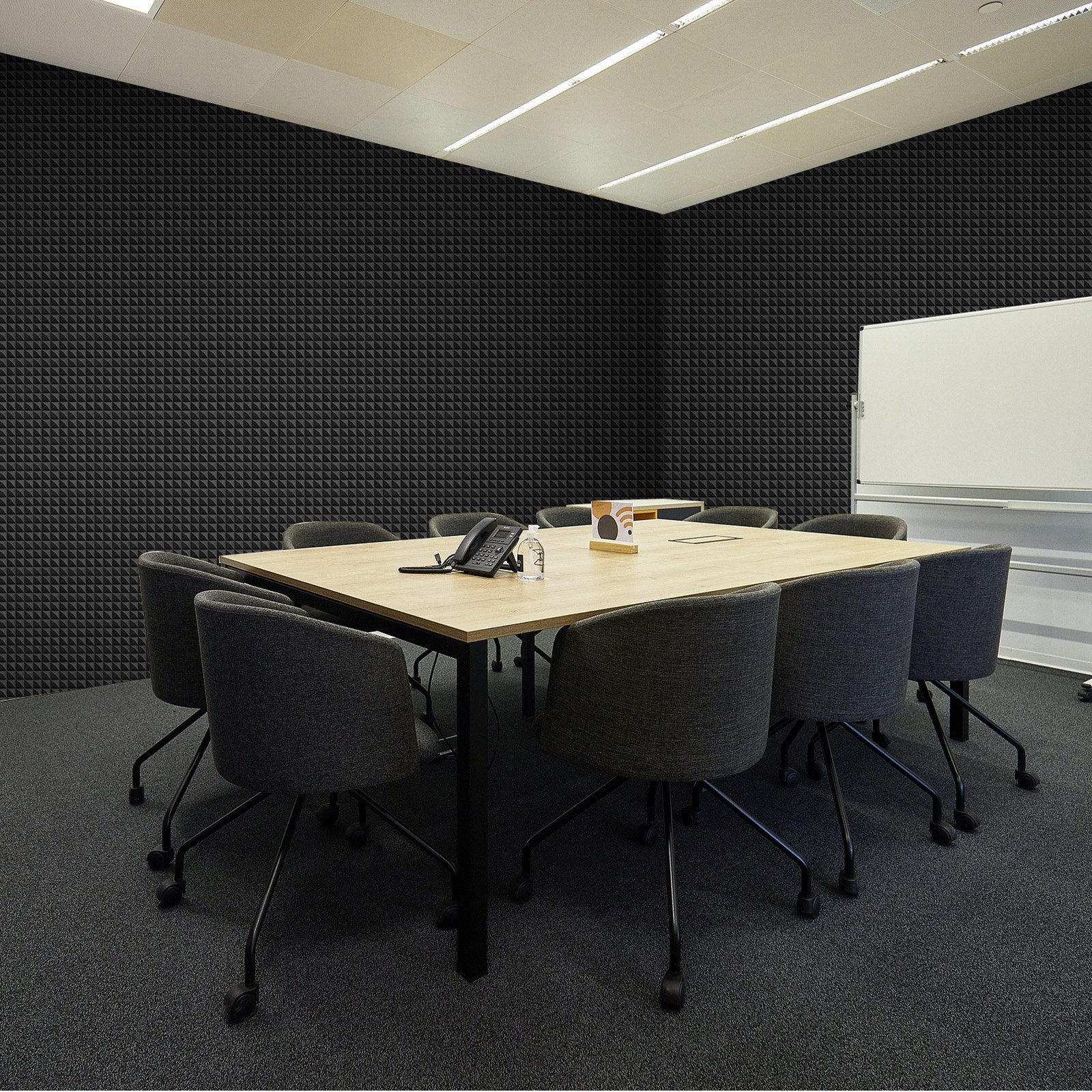 Audio Accessories: VEVOR Acoustic Foam Panels 36 Pack 12 x 12 x 2 in for Studio Wall and Ceiling