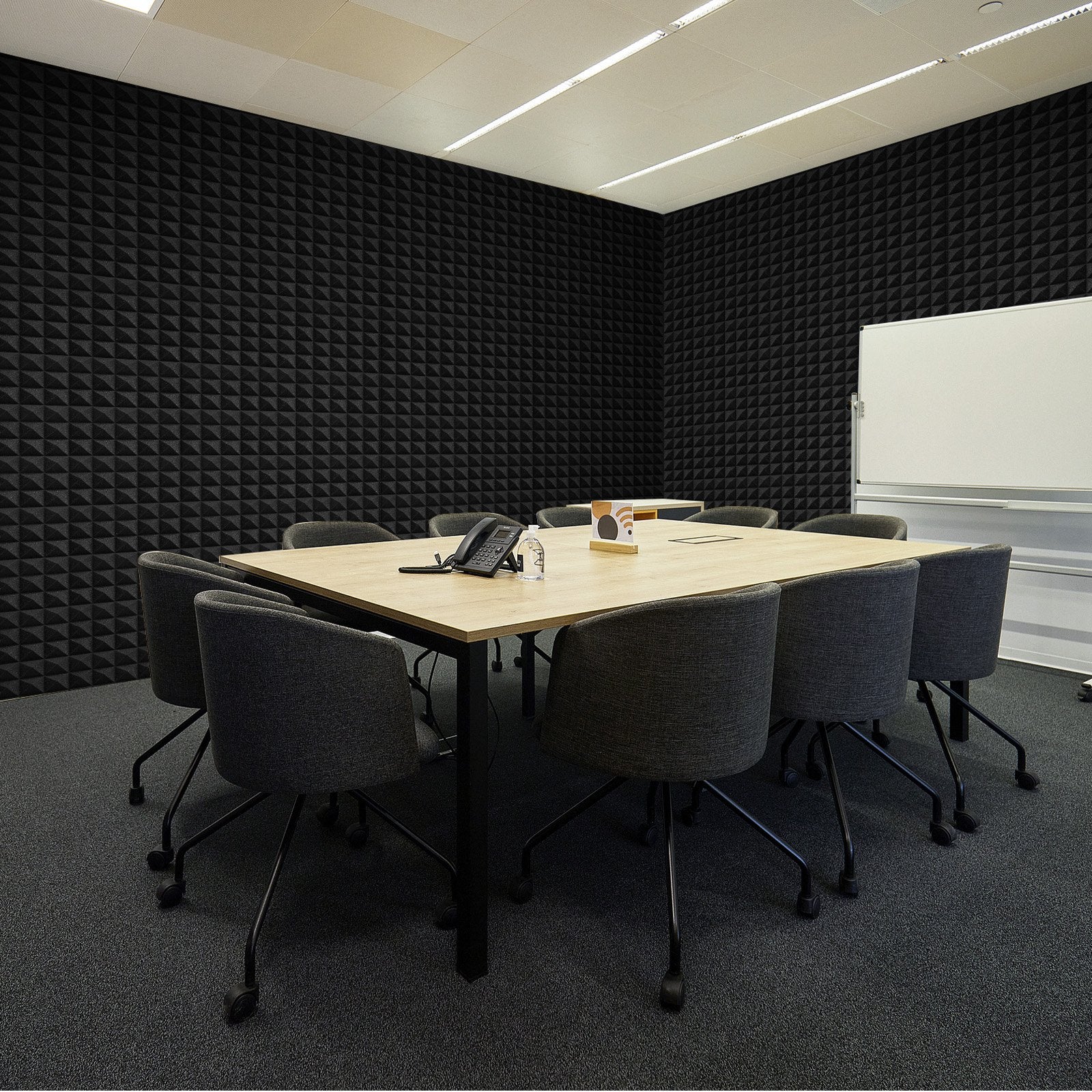 Audio Accessories: VEVOR Acoustic Foam Panels 4 Pack 48 x 24 x 2 in for Studio Wall and Ceiling