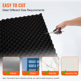Audio Accessories: VEVOR Acoustic Foam Panels 4 Pack 48 x 24 x 2 in for Studio Wall and Ceiling